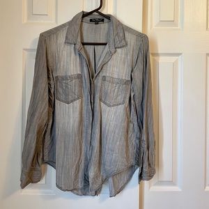 Button Down Demin Blouse